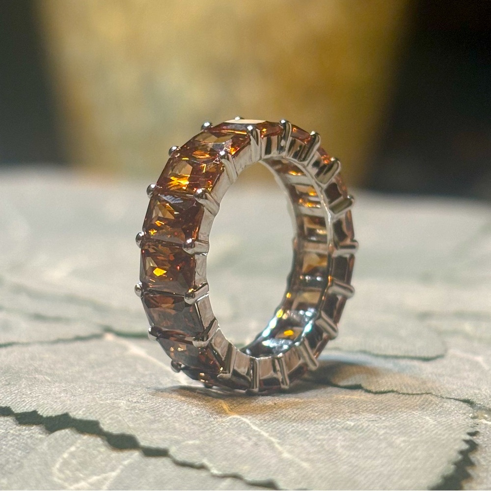Italian baguette ring 925